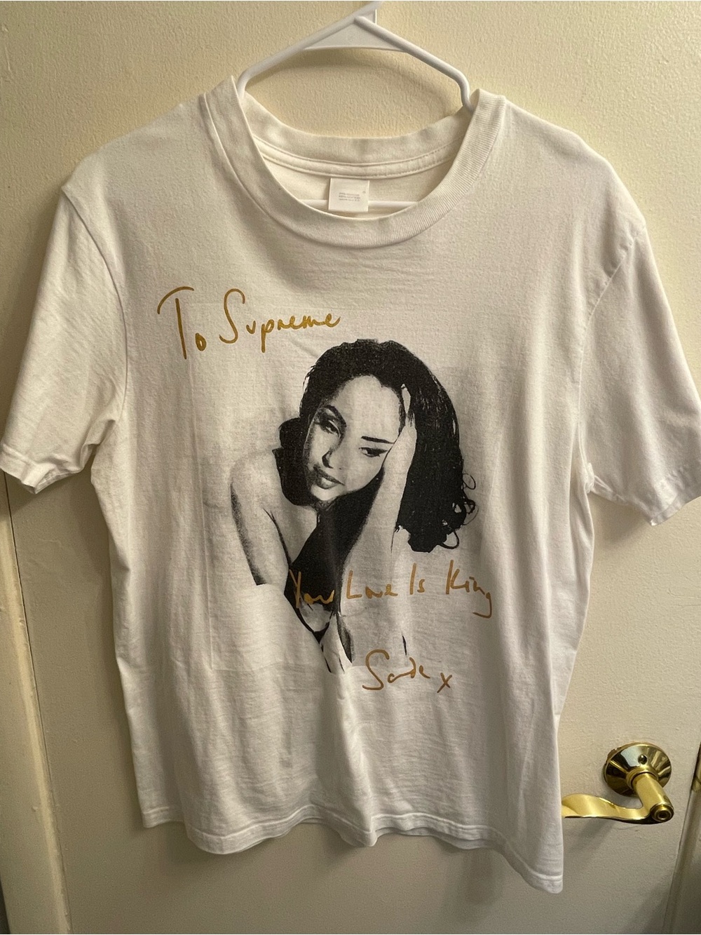 White Graphic Crewneck T-Shirt, 100% cotton